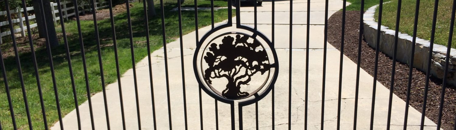 Custom Ornamental Iron Gate Design