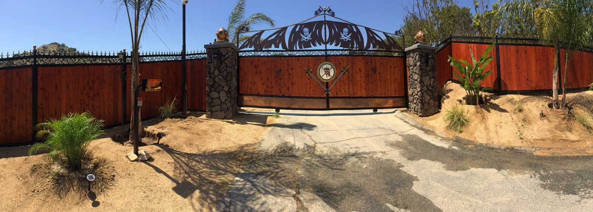 Ornamental Iron Custom Driveway Gate and Fencing