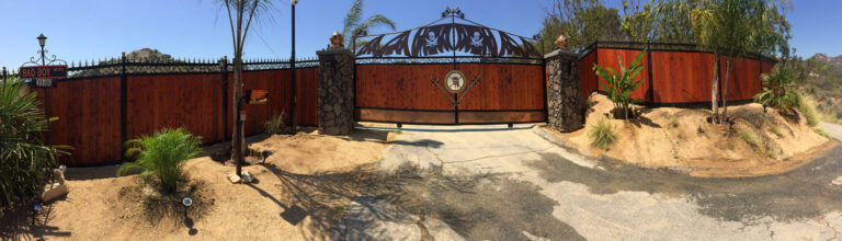 Ornamental Iron Custom Driveway Gate and Fencing