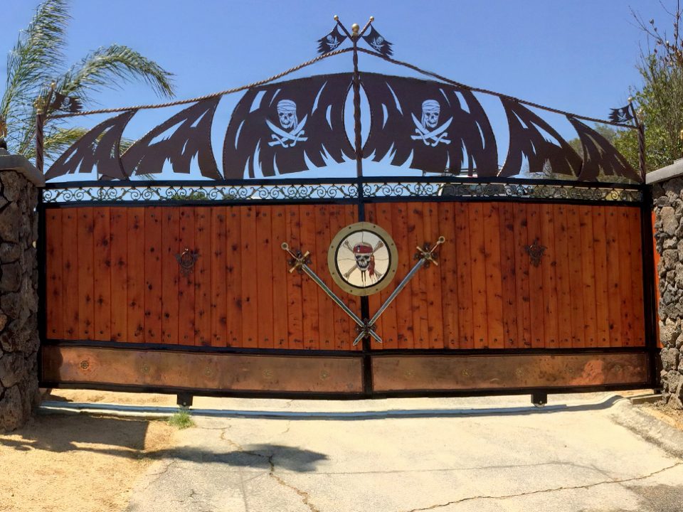 Custom Metal Driveway Gate
