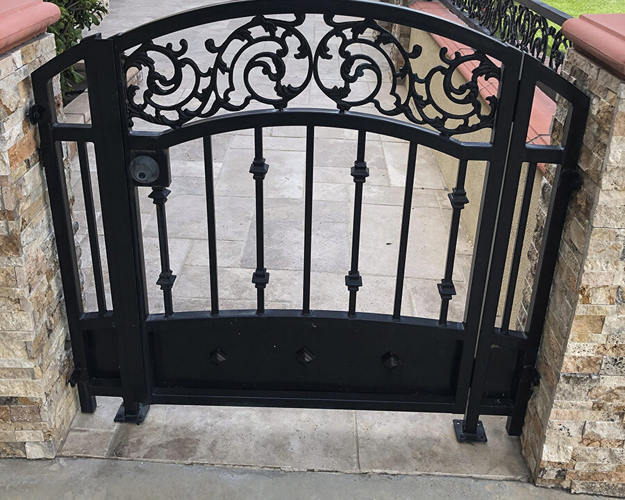 Temecula Custom Wrought Iron Access Gate