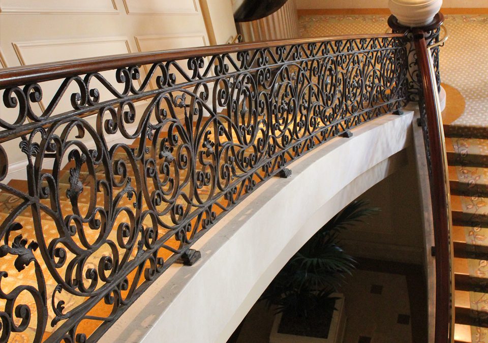 Ornamental Iron Handrail for a Five Star Hotel