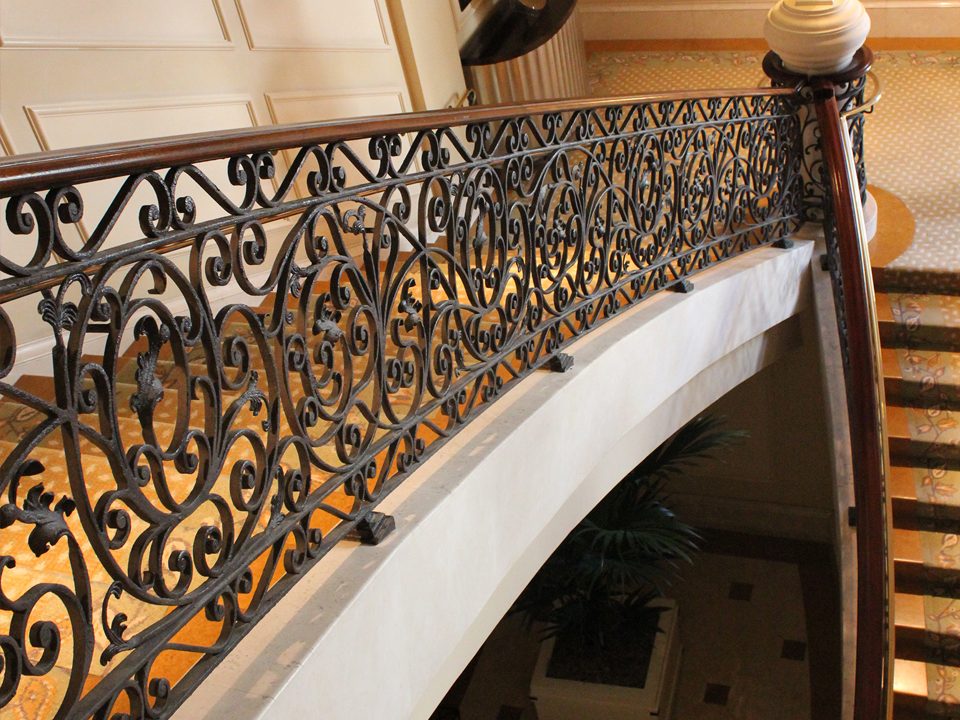 Ornamental Iron Handrail for a Five Star Hotel