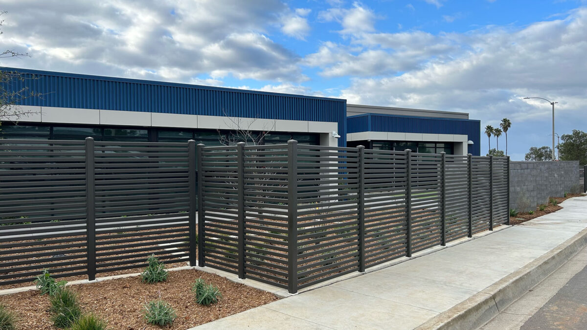 Commercial Wrought Iron Security Fencing