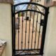 Custom Wrought Iron Side Yard Entry Gate