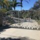 Custom Wrought Iron Entry Gate Security Driveway Fences