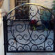 Custom Wrought Iron Entry Walkway Gate