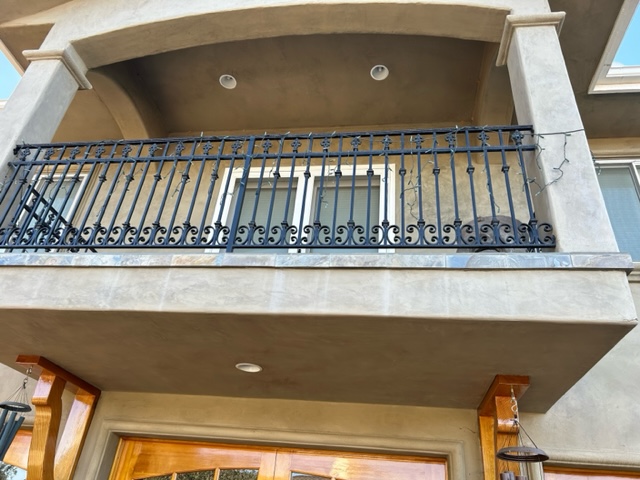 Custom Wrought Iron Patio Balcony Railing