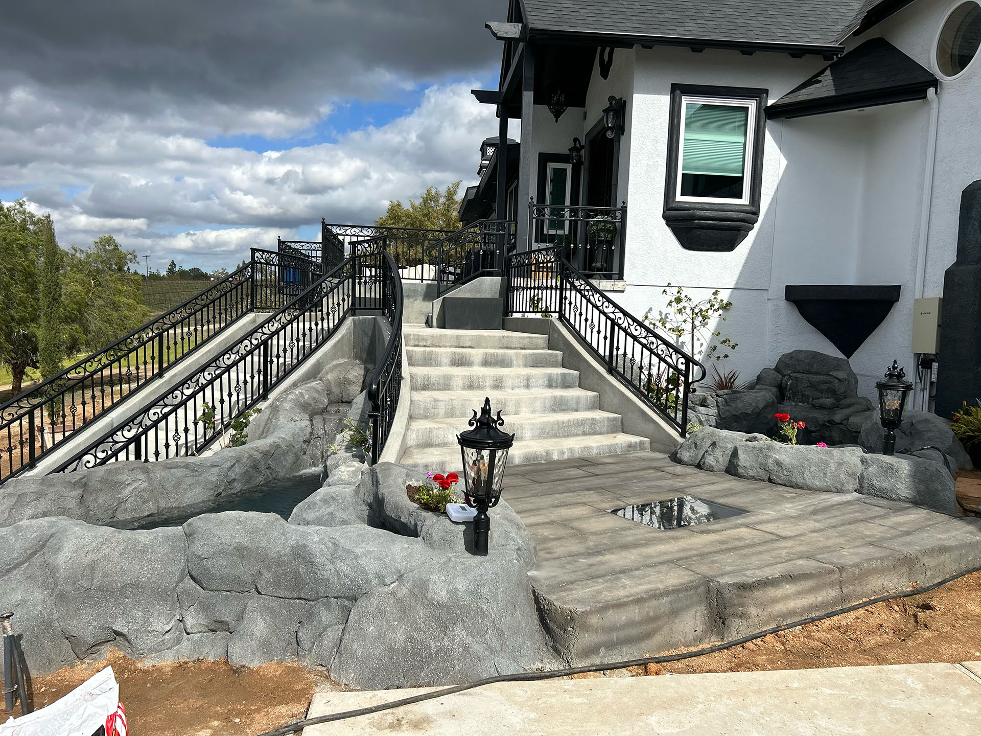 Decorative Wrought Iron Stair Railings