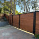 Wood Metal Security Driveway Gates