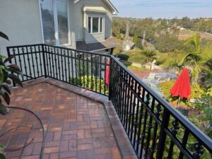 Wrought Iron Decorative Patio Fencing