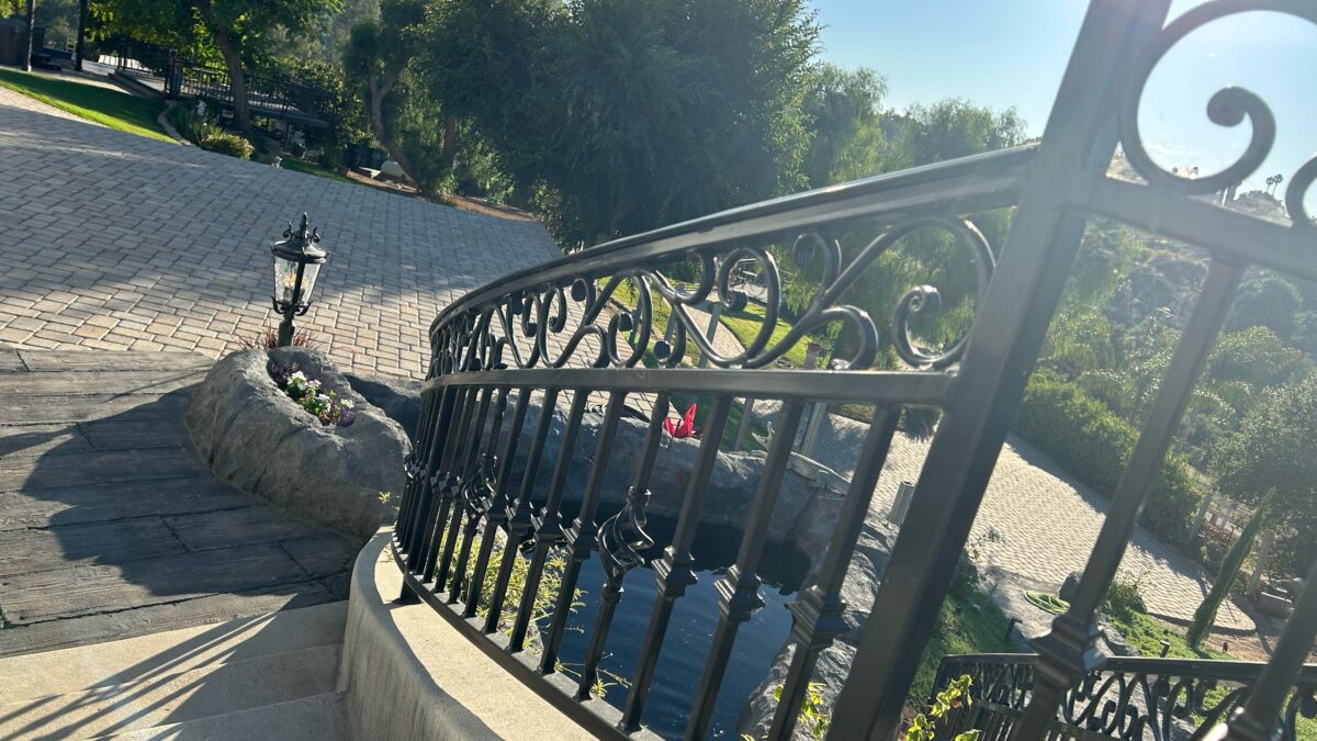 Custom Iron Handrail